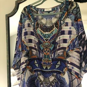 Camilla short round neck kaftan - A forever piece!